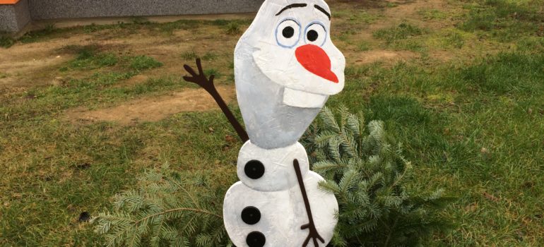 Olaf als Weihnachtsdekoration