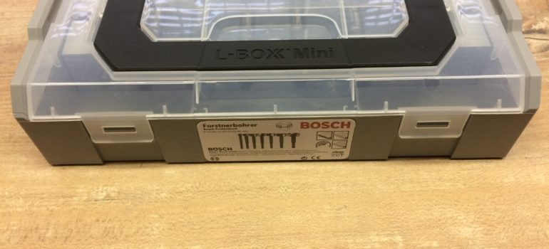 L-Boxx mini für Bosch Forstnerbohrer Satz